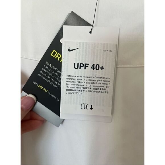 NIKE Women’s UPF 40+ Victory DRY Golf Skirt-White NEW - Picture 4 of 9